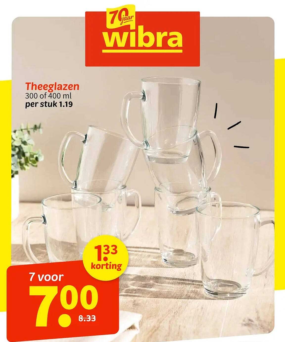Theeglazen 300 of 400 ml