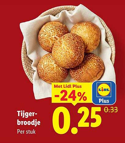 Tijgerbroodje -24%