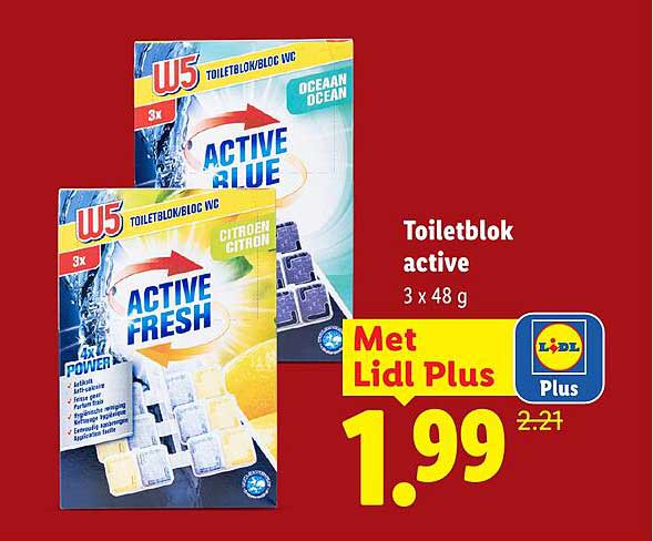 Toiletblok active