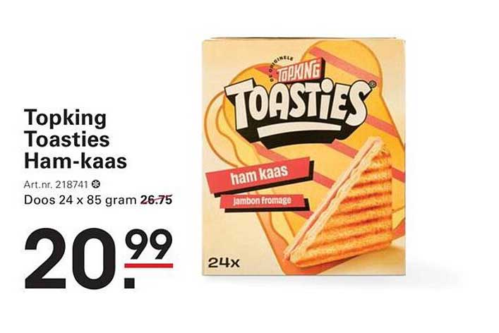 Topking Toasties Ham-kaas