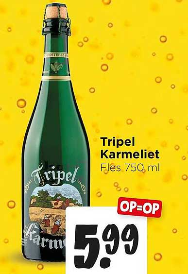 Tripel Karmeliet Fles 750 ml OP=OP