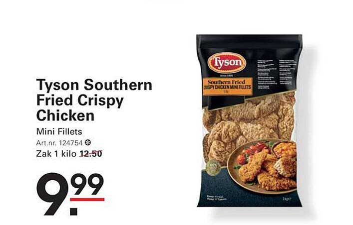 Tyson Southern Fried Crispy Chicken Mini Fillets
