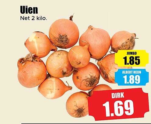 Uien Net 2 kilo.