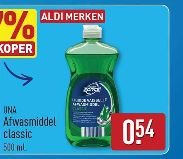 UNA Afwasmiddel classic 500 ml
