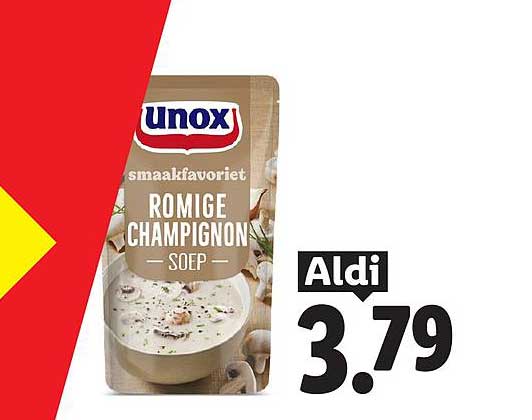 Unox smaakfavoriet Romige Champignon Soep
