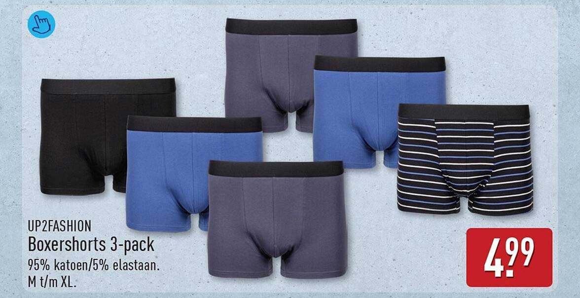 UP2FASHION Boxershorts 3-pack