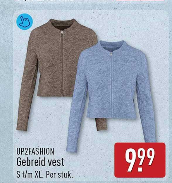 UP2FASHION Gebreid vest