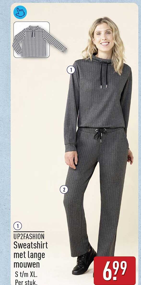 UP2FASHION Sweatshirt met lange mouwen