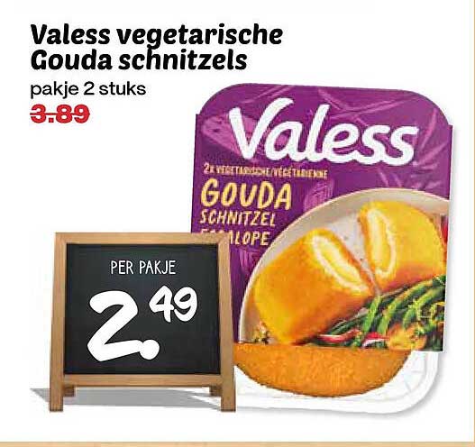 Valess vegetarische Gouda schnitzels