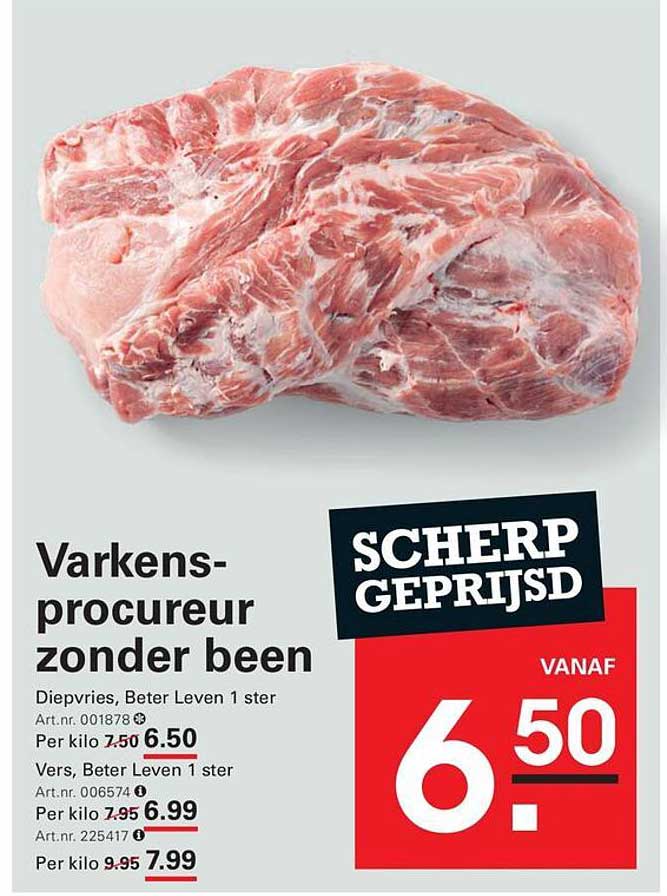 Varkens-procureur zonder been