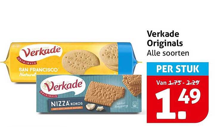 Verkade Originals Alle soorten PER STUK