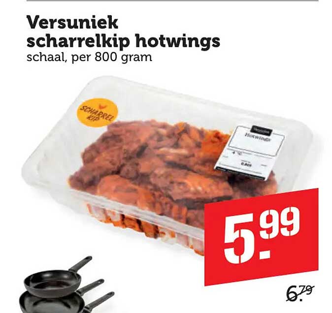 Versuniek scharrelkip hotwings