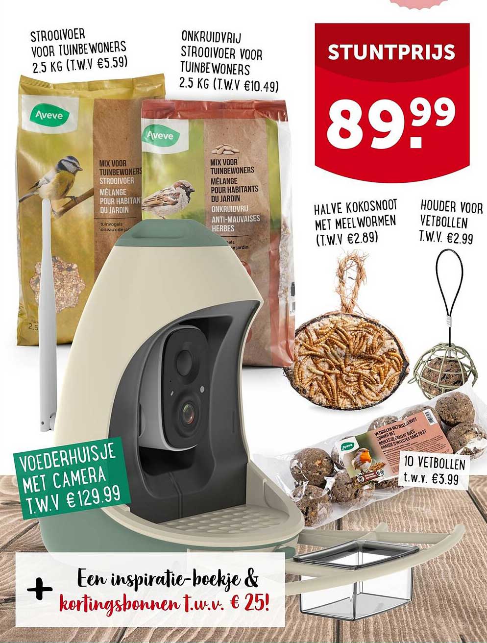 Voederhuisje met camera