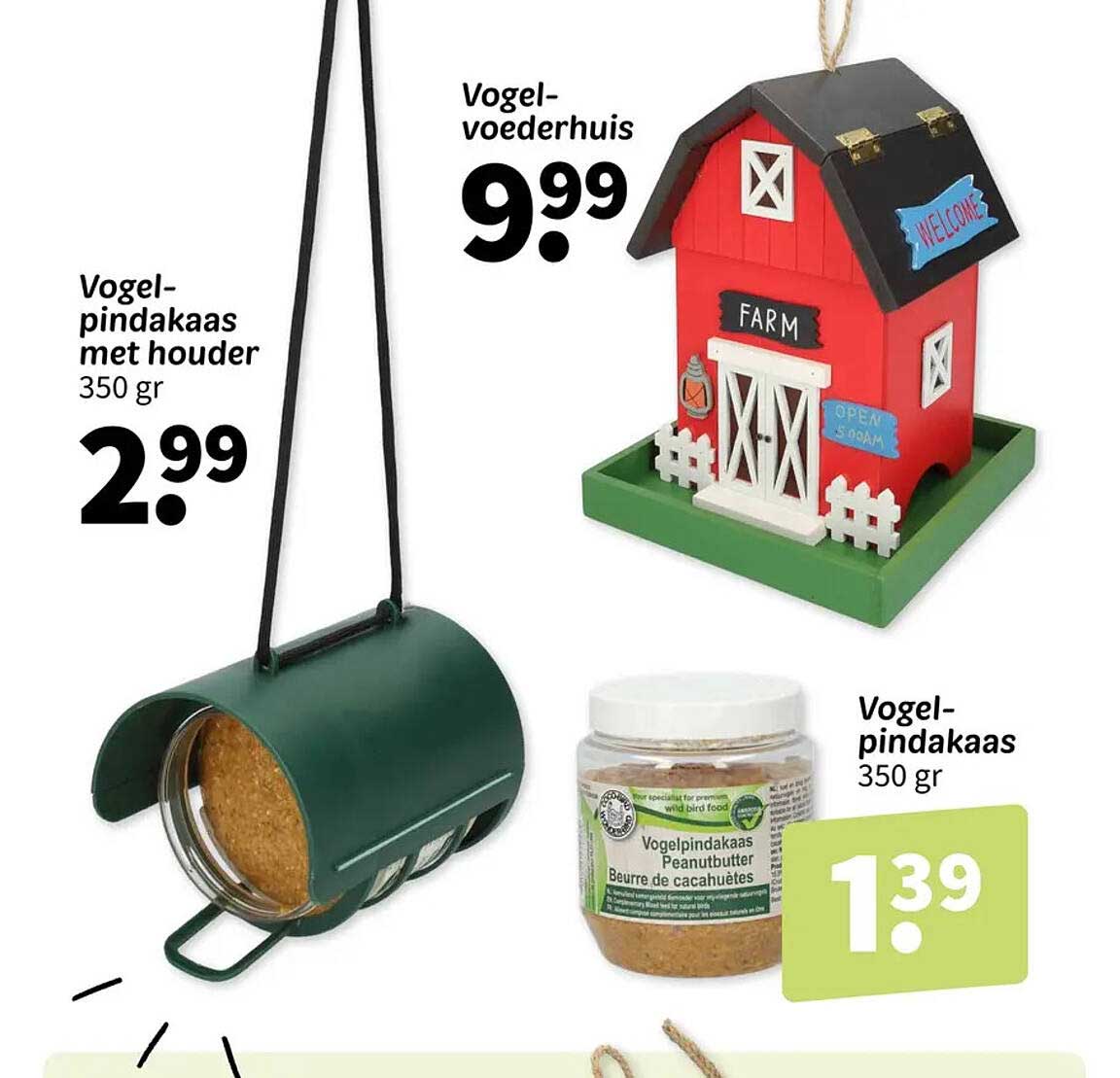 Vogel-pindakaas met houder 350 gr