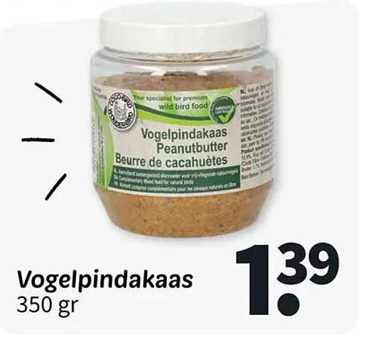 Vogelpindakaas