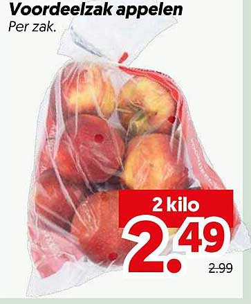 Voordeelzak appelen