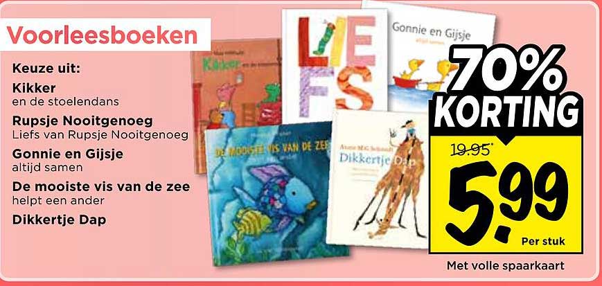 Voorleesboeken 70% KORTING