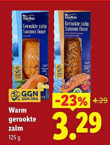 Warm gerookte zalm