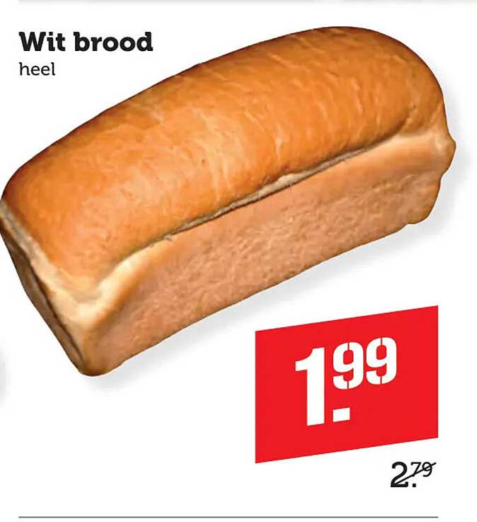 Wit brood heel