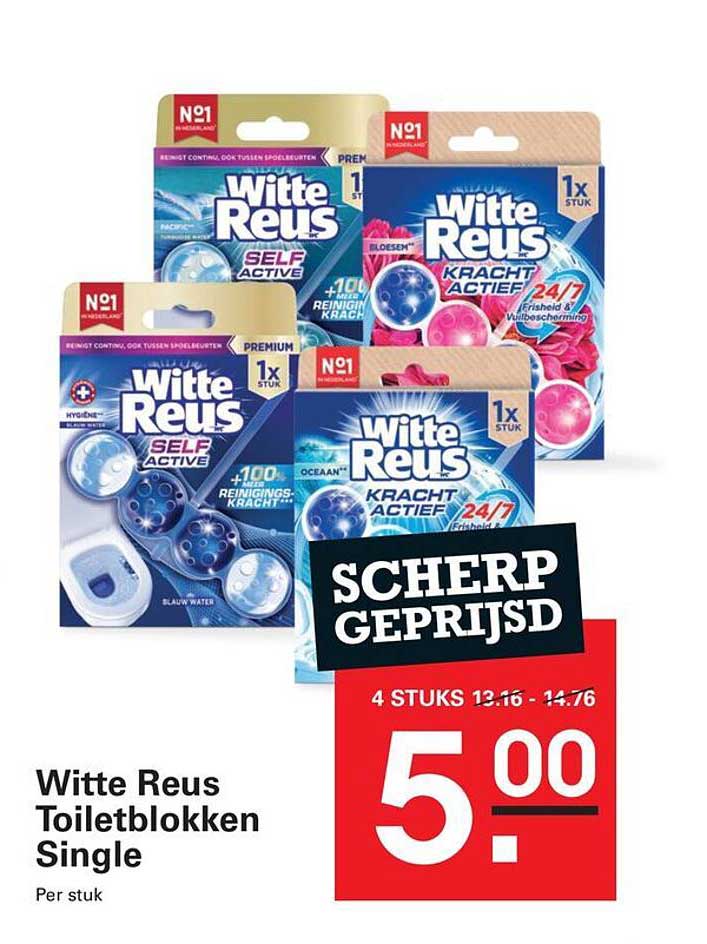 Witte Reus Toiletblokken Single