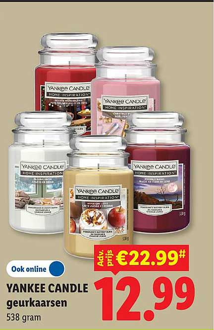 YANKEE CANDLE geurkaarsen 538 gram