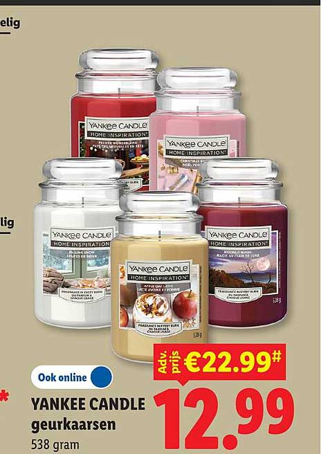 YANKEE CANDLE geurkaarsen 538 gram