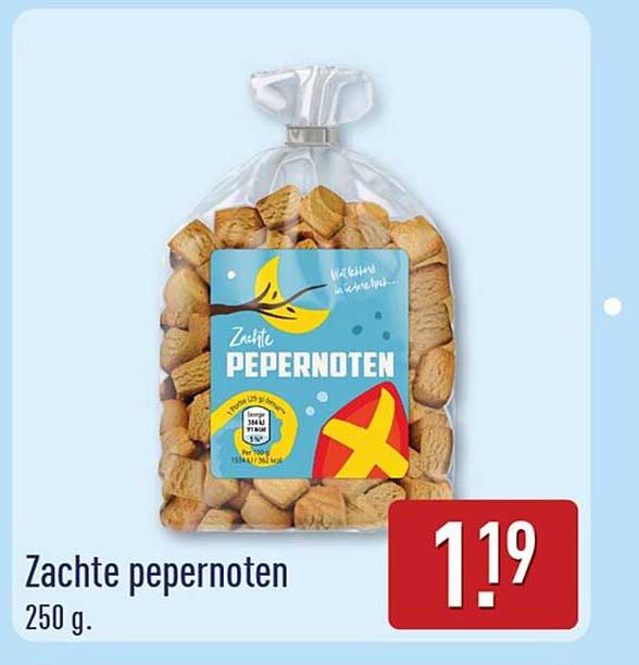 Zachte pepernoten 250 g.