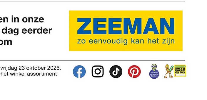 ZEEMAN zo eenvoudig kan het zijn