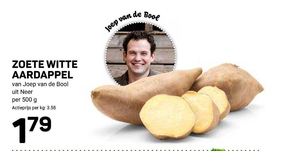 ZOETE WITTE AARDAPPEL
