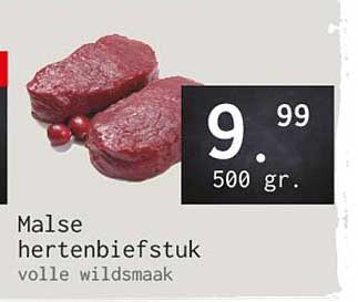 Malse hertenbiefstuk