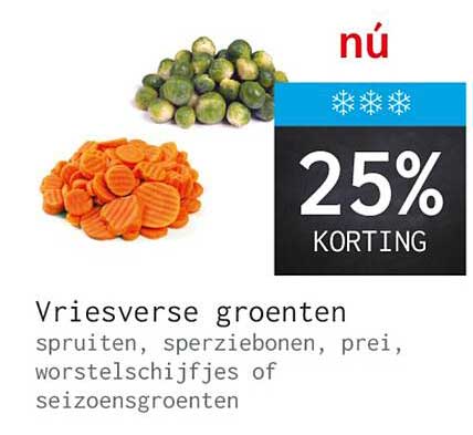 Vriesverse groenten
