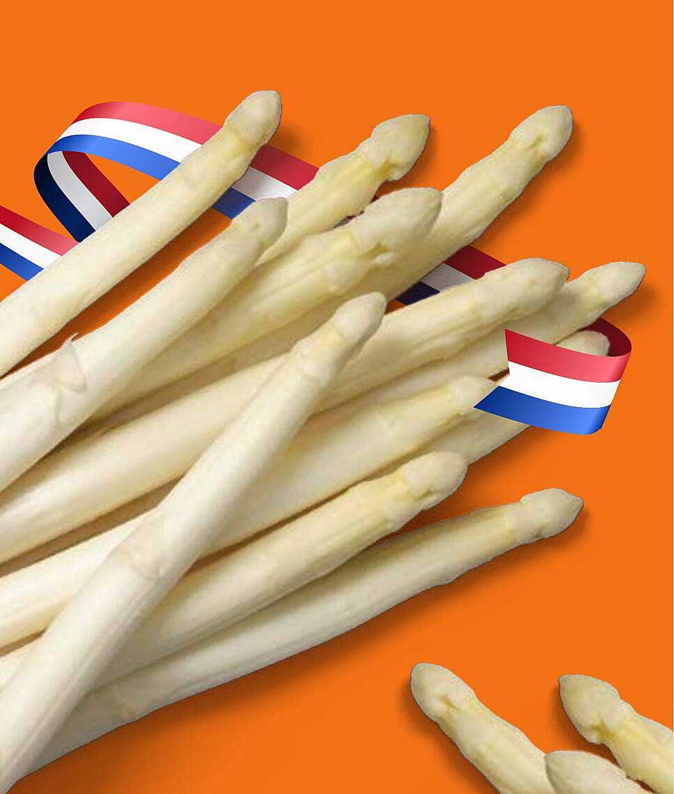Hollandse witte asperges