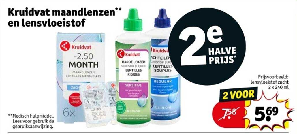 Kruidvat maandlenzen** en lensvloeistof