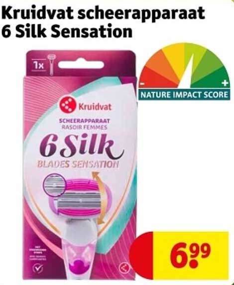 Kruidvat scheerapparaat 6 Silk Sensation