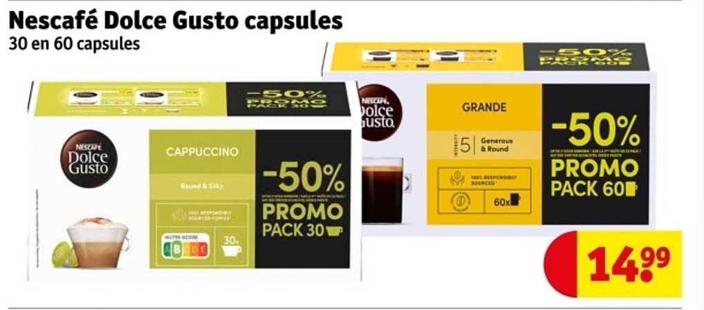 Nescafé Dolce Gusto capsules