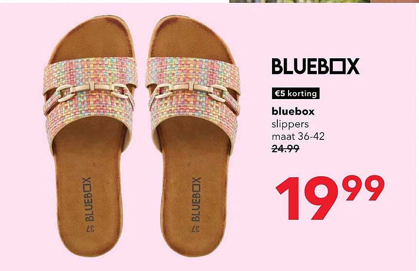 bluebox slippers maat 36-42