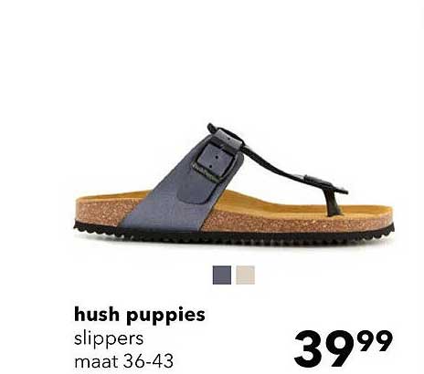 hush puppies slippers maat 36-43