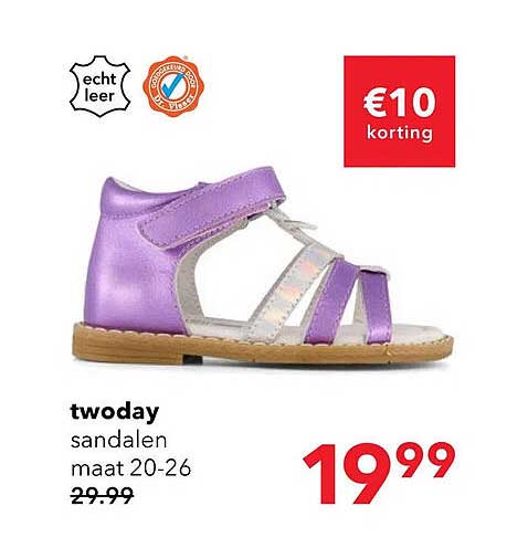 twoday sandalen maat 20-26