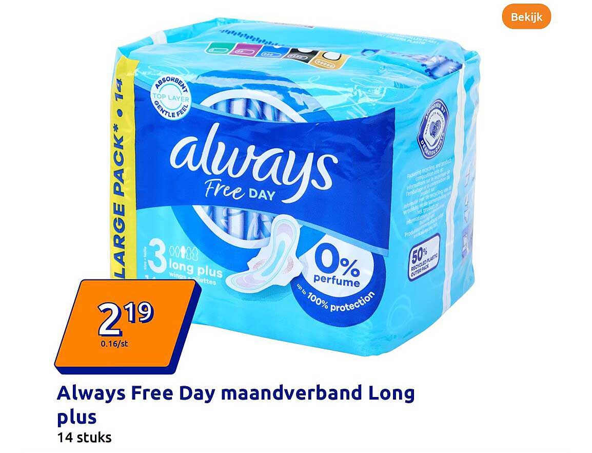 Always Free Day maandverband Long plus