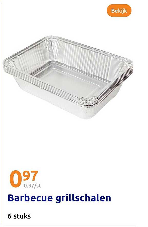 Barbecue grillschalen