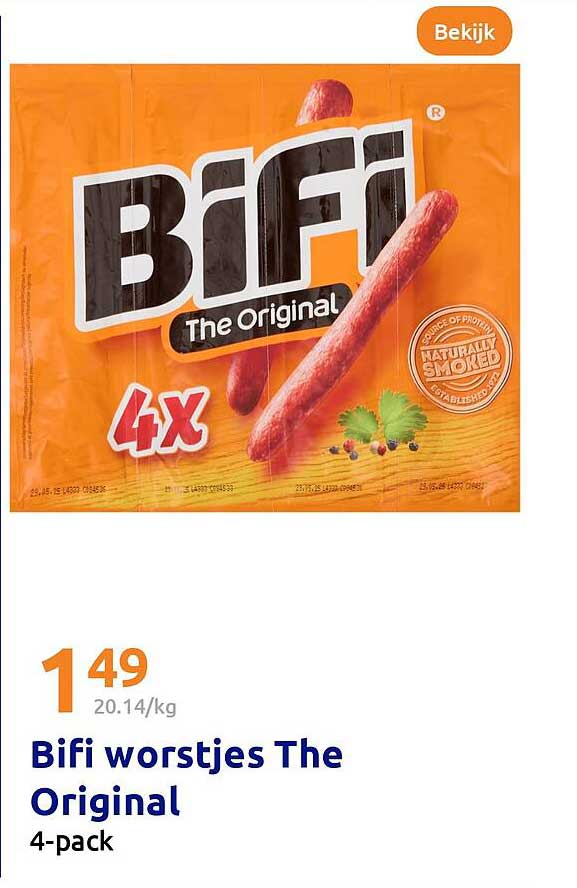 Bifi worstjes The Original 4-pack
