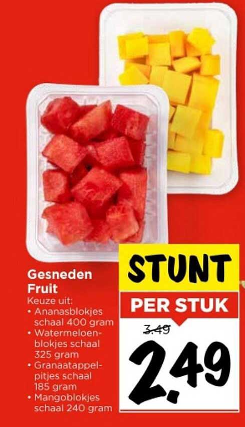 Gesneden Fruit
