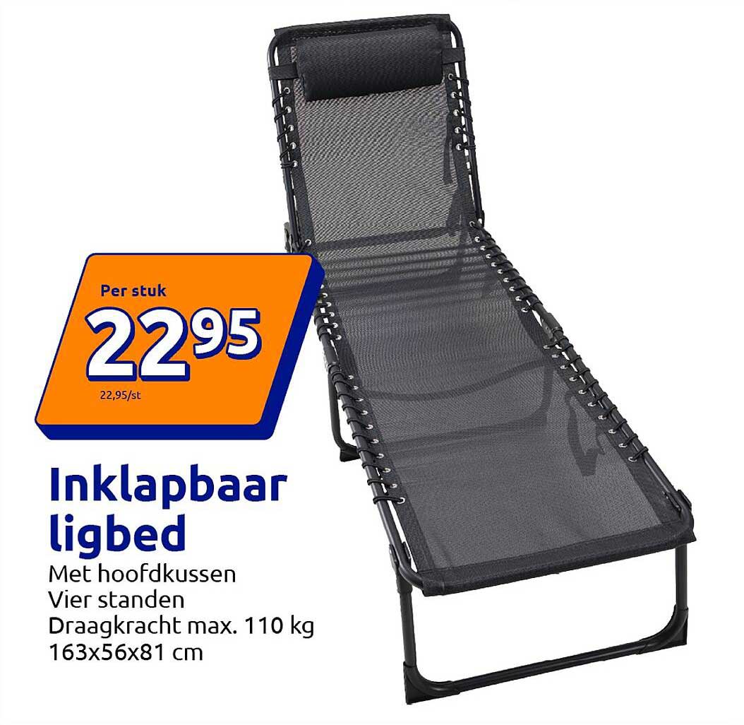 Inklapbaar ligbed
