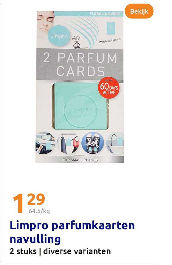 Limpro parfumkaarten navulling