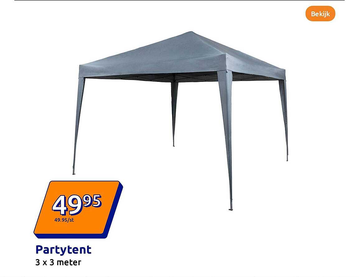 Partytent 3 x 3 meter