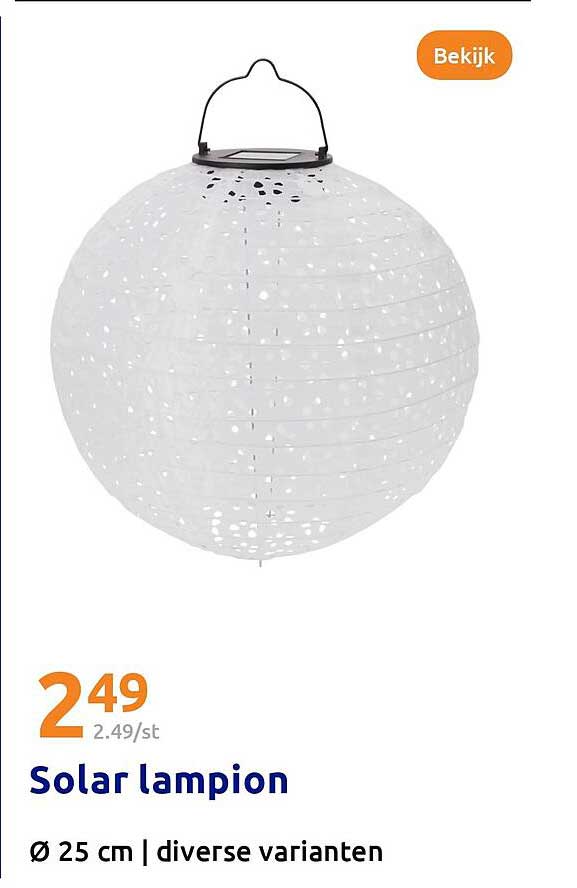 Solar lampion