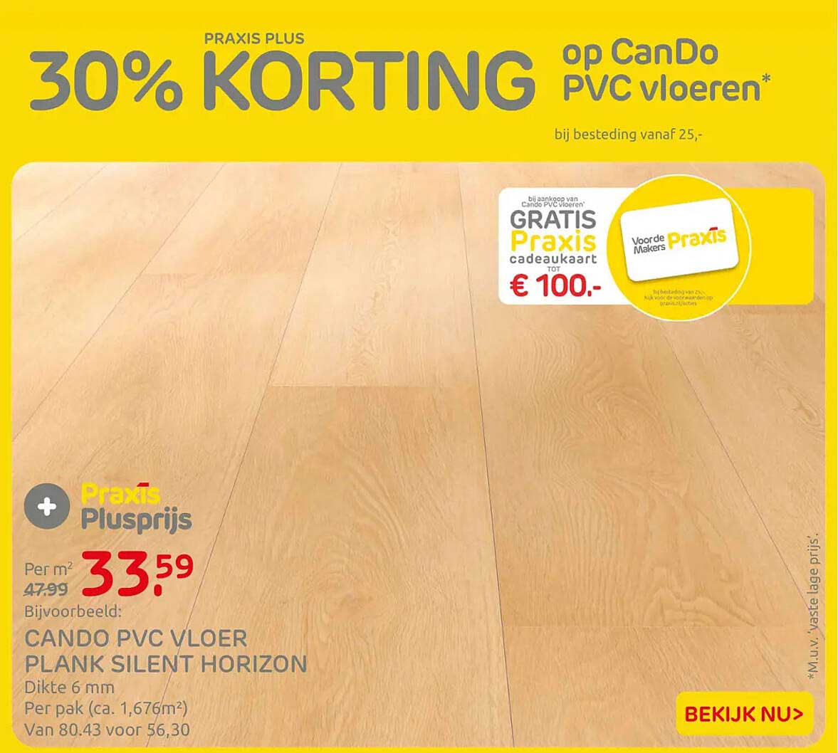 30% KORTING op CanDo PVC vloeren