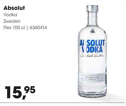 Absolut Vodka Zweden Fles 100 cl | 6360414