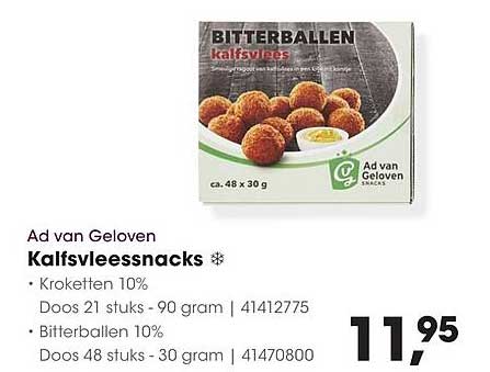 Ad van Geloven Kalfsvleessnacks