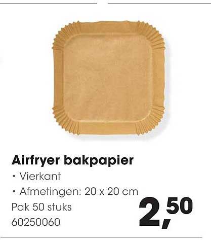 Airfryer bakpapier